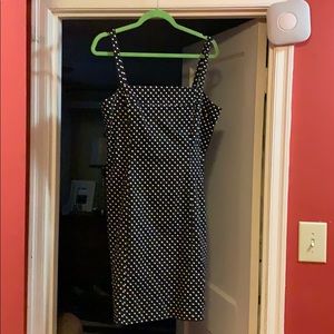 Tahari Polka Dot Dress